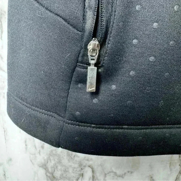 Nike Therma Fit Woman Medium Golf Tour Performance Black Reflective Vest A5 - Picture 4 of 6